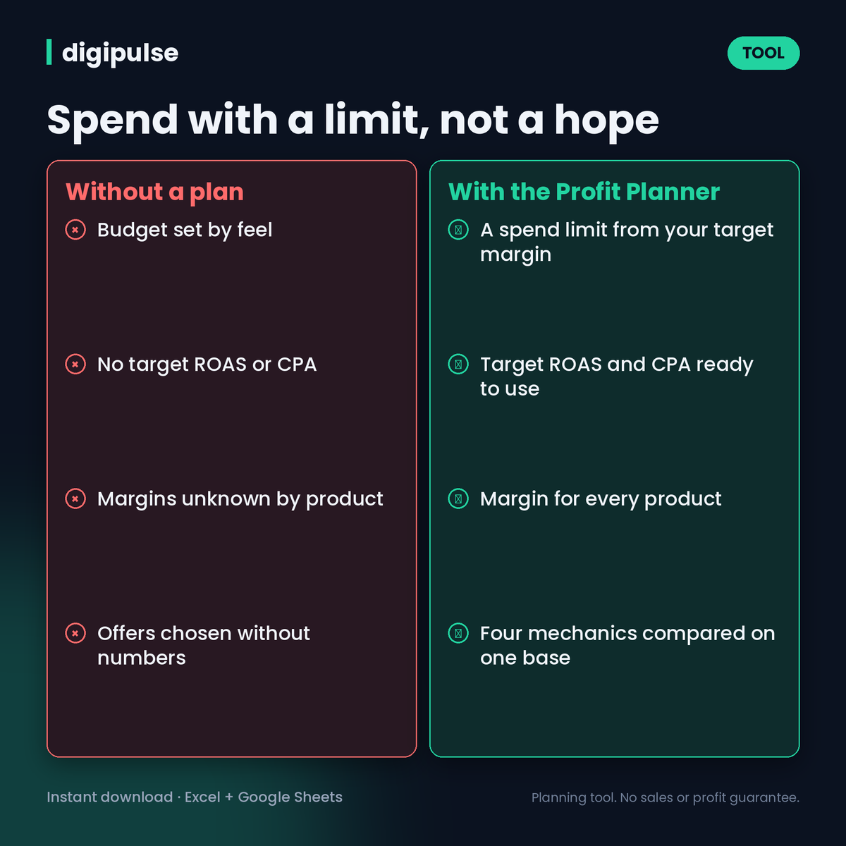 Black Friday Profit Planner by Digipulse: preview 8 of 9
